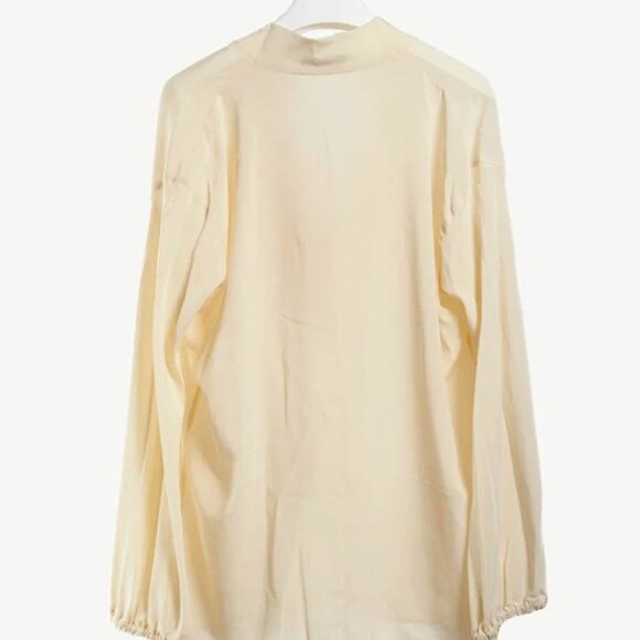 Etro Cream Silk Cowl Neck Tunic - Picture 2 of 9